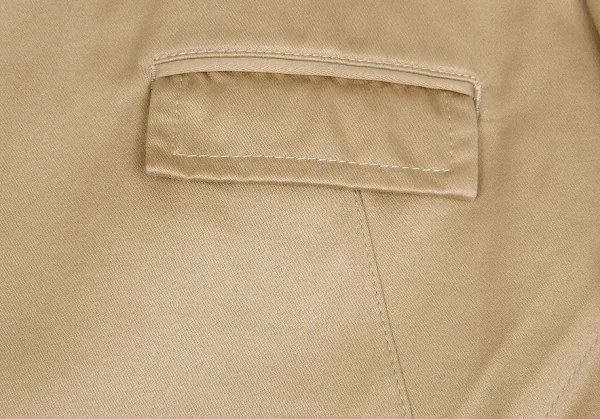 【SALE】ワイズY's コットンレーヨンスタンドカラージャケット ベージュ3 K-64692_007