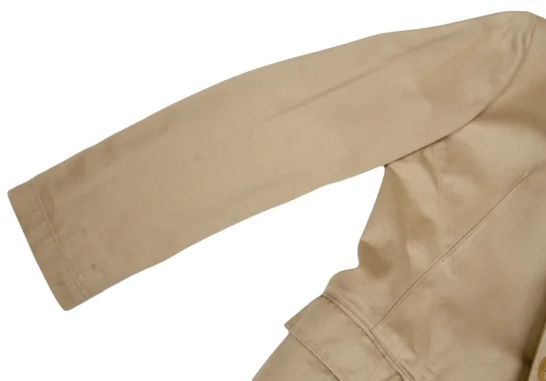 【SALE】ワイズY's コットンレーヨンスタンドカラージャケット ベージュ3 K-64692_008