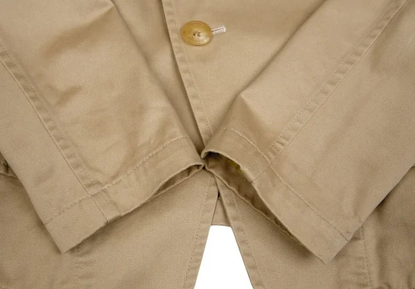 【SALE】ワイズY's コットンレーヨンスタンドカラージャケット ベージュ3 K-64692_009