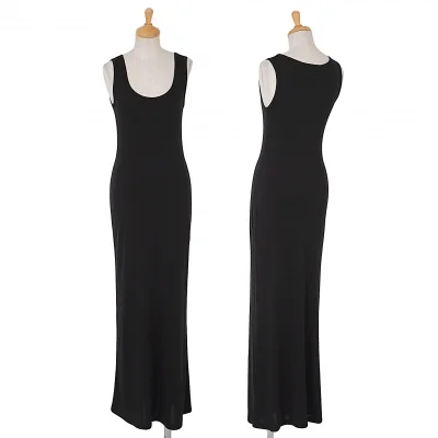 ジャンポールゴルチエ クラシックJean Paul GAULTIER CLASSIQUE ポリアセテートノースリーブマキシワンピース