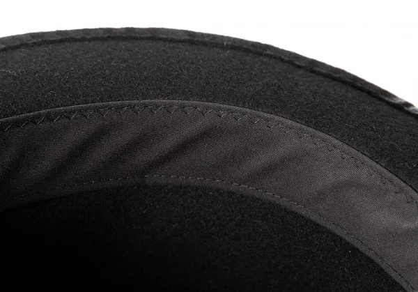 【SALE】カシラCA4LA ラバープリントトップハット 黒 K-64760_011