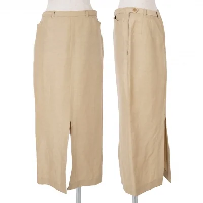 ジジリgigli スリットデザインスカート ベージュ