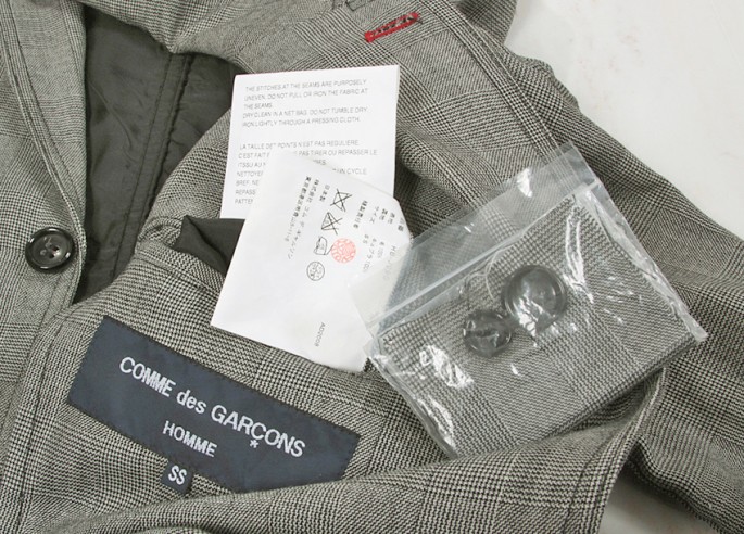 Comme Des Garçons Homme Deux ピンストライプ シングル