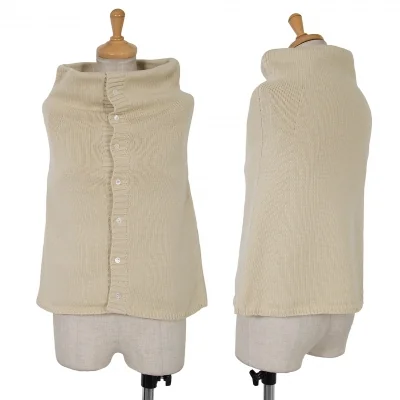 ジュンヤワタナベ コムデギャルソンJUNYA WATANABE COMME des GARCONS 折返しカーディガンレイヤードニットトップス