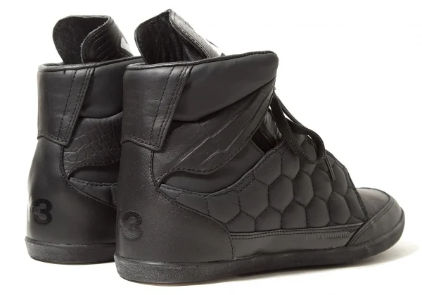 Y-3 WORLD CUP HONJA HIGH M2042 Leather Sneakers K-65085_013