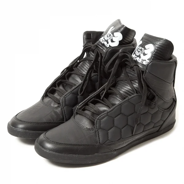 Y-3 WORLD CUP HONJA HIGH M2042 Leather Sneakers K-65085_006