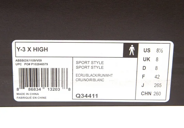 Y-3 X HIGH Q34411 Hi Sneakers K-65088_018