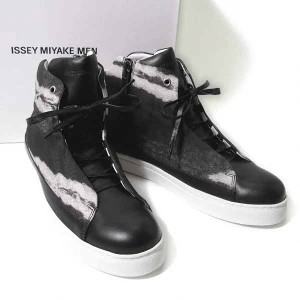 新品!イッセイミヤケ メンISSEY MIYAKE MEN サイドジップハイカット 