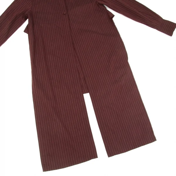 Jean-Paul GAULTIER CLASSIQUE Pinstriped Long Shirt K-65209_010