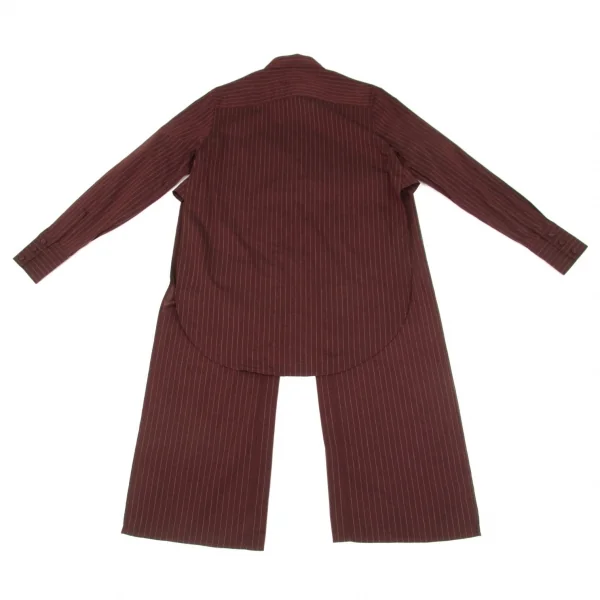 Jean-Paul GAULTIER CLASSIQUE Pinstriped Long Shirt K-65209_013