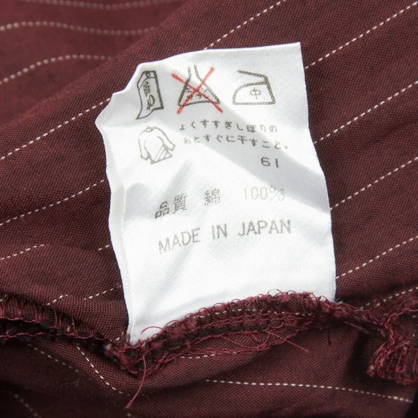 Jean-Paul GAULTIER CLASSIQUE Pinstriped Long Shirt K-65209_018