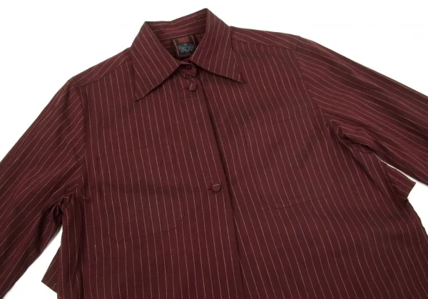 Jean-Paul GAULTIER CLASSIQUE Pinstriped Long Shirt K-65209_003