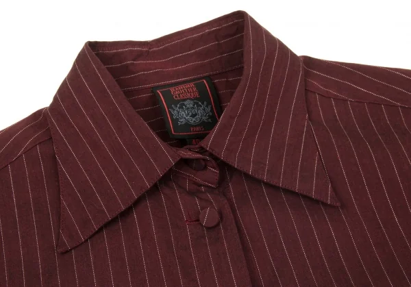 Jean-Paul GAULTIER CLASSIQUE Pinstriped Long Shirt K-65209_004