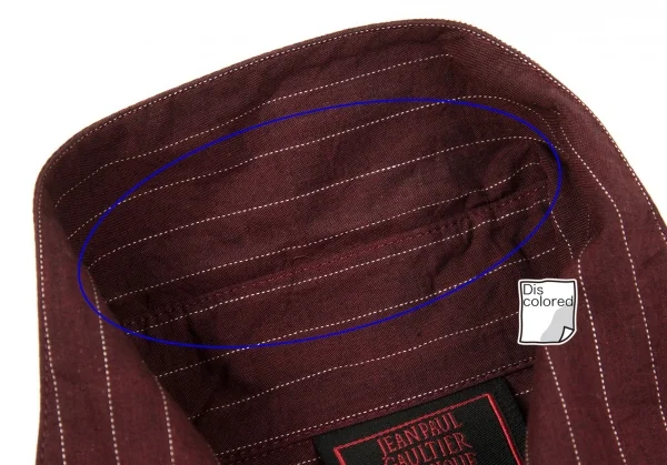 Jean-Paul GAULTIER CLASSIQUE Pinstriped Long Shirt K-65209_005