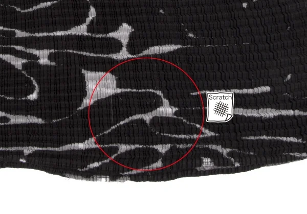 【SALE】イッセイミヤケISSEY MIYAKE モノクロプリントボックスプリーツハイネックTシャツ 黒白L K-65321_009