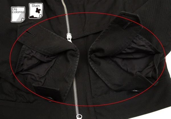 Y's Cotton Front ZIP Jacket K-65431_010