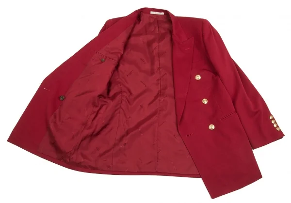 Aquascutum Wool Gabardine Double Jacket K-65445_012