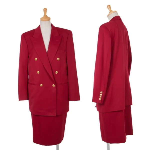 Aquascutum Wool Gabardine Double Jacket K-65445_015