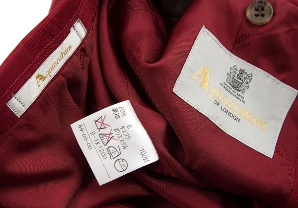 Aquascutum Wool Gabardine Double Jacket K-65445_016