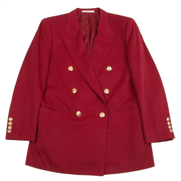 Aquascutum Wool Gabardine Double Jacket K-65445_002