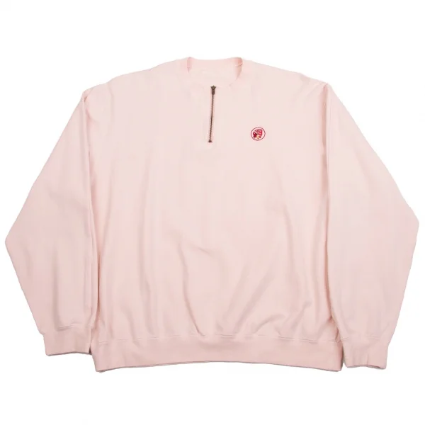 Papas Half Zip Sweat Shirt Pink 50L K-65506_001