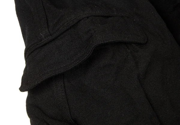 【SALE】コムデギャルソン オムプリュスCOMME des GARCONS HOMME PLUS 製品染めエステルショールカラージャケット 黒S K-65548_012
