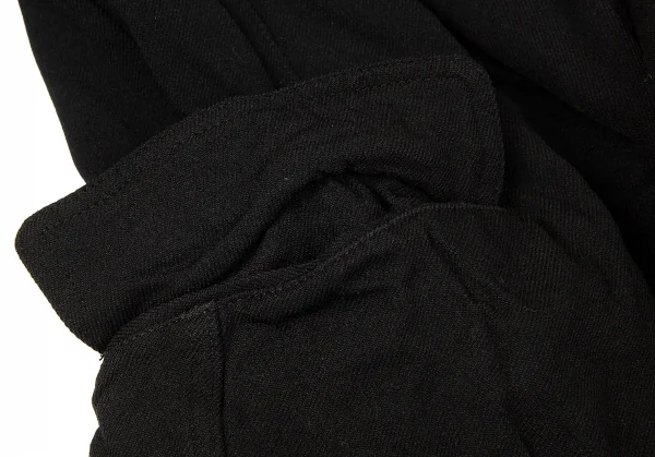 【SALE】コムデギャルソン オムプリュスCOMME des GARCONS HOMME PLUS 製品染めエステルショールカラージャケット 黒S K-65548_013