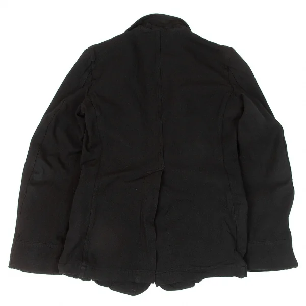 【SALE】コムデギャルソン オムプリュスCOMME des GARCONS HOMME PLUS 製品染めエステルショールカラージャケット 黒S K-65548_015