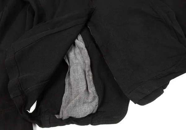 【SALE】コムデギャルソン オムプリュスCOMME des GARCONS HOMME PLUS 製品染めエステルショールカラージャケット 黒S K-65548_017