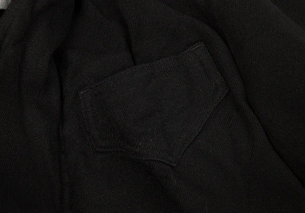 【SALE】コムデギャルソン オムプリュスCOMME des GARCONS HOMME PLUS 製品染めエステルショールカラージャケット 黒S K-65548_004