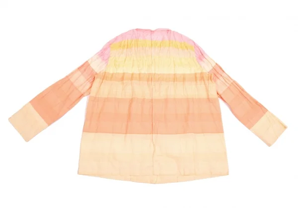 SALE】イッセイミヤケISSEY MIYAKE シワ加工グラデーションボーダー 