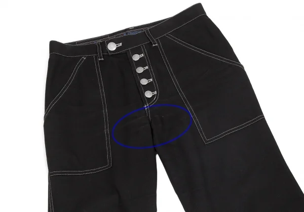 GAULTIER JEAN'S Cotton Flare Pants K-65611_002