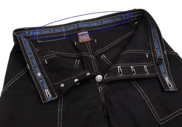 GAULTIER JEAN'S Cotton Flare Pants K-65611_006