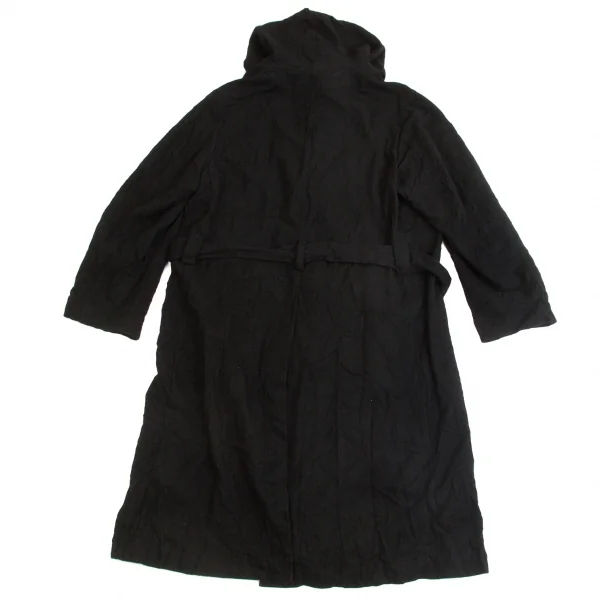 Yohji Yamamoto REGULATION MEN Wrinkled Wool Coat K-65642_013