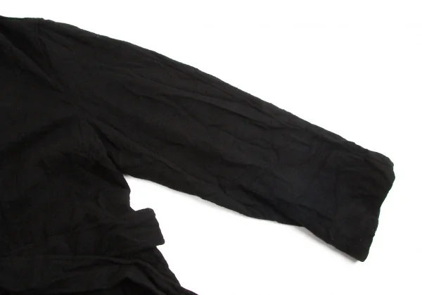 Yohji Yamamoto REGULATION MEN Wrinkled Wool Coat K-65642_005