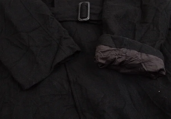 Yohji Yamamoto REGULATION MEN Wrinkled Wool Coat K-65642_006