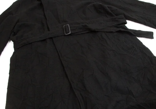 Yohji Yamamoto REGULATION MEN Wrinkled Wool Coat K-65642_007