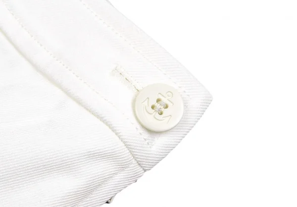 【SALE】ヨシエイナバyoshie inaba コットンナイロンスリットストレッチスカート 白3 K-65704_004