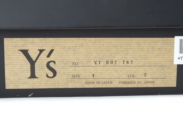 ワイズY's レザーロングエンジニアブーツ 黒4（24位） K-65785_018
