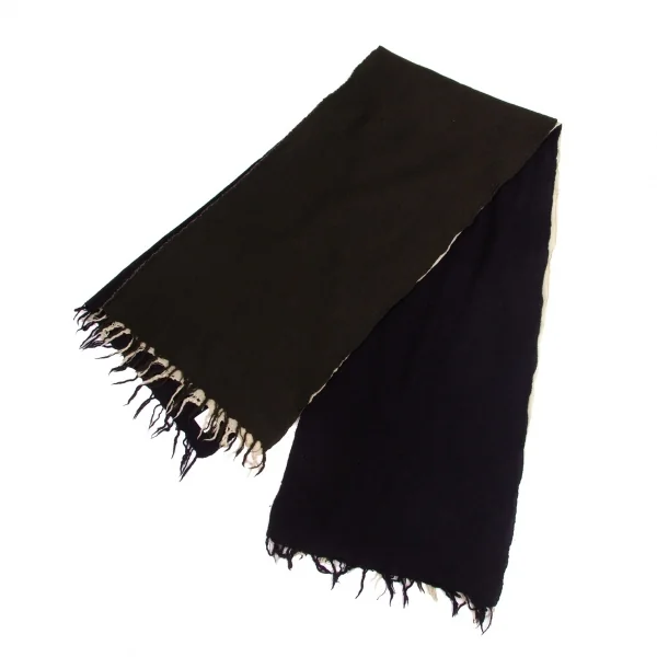 Y's Three-color Connection Fringe Stole K-65979_002