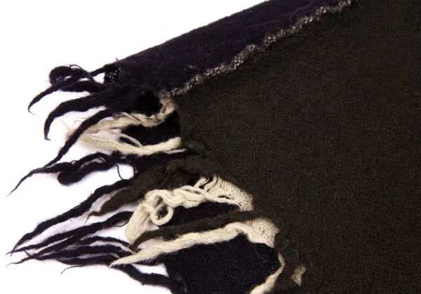 Y's Three-color Connection Fringe Stole K-65979_003