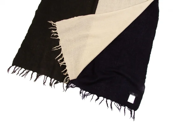 Y's Three-color Connection Fringe Stole K-65979_005