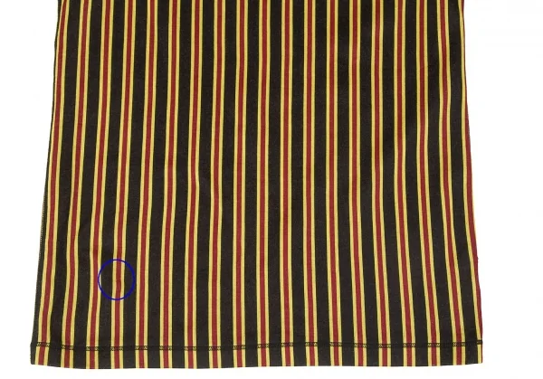 ゴルチエ　ストライプシャツ ウォッシャブル】カラフルカラーストライプシャツ(トップス