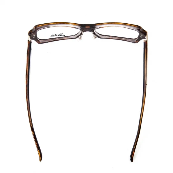 ジャンポールゴルチエJean Paul GAULTIER VJP551J サイドロゴメタルプレートメガネ 濃茶54□14 K-66119_007