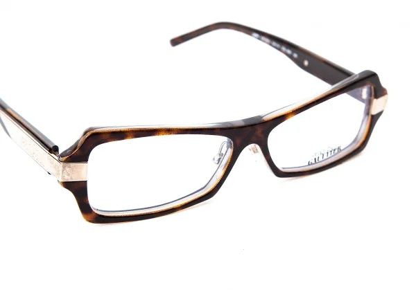 ジャンポールゴルチエJean Paul GAULTIER VJP551J サイドロゴメタルプレートメガネ 濃茶54□14 K-66119_008