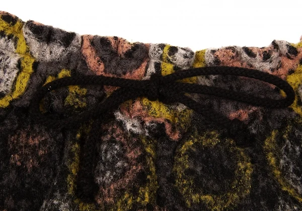 【SALE】ワイズY's ジャガードニットインサイドアウトデザインスカート グレーピンク他2 K-66158_004