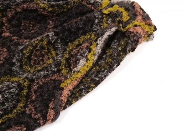 【SALE】ワイズY's ジャガードニットインサイドアウトデザインスカート グレーピンク他2 K-66158_006