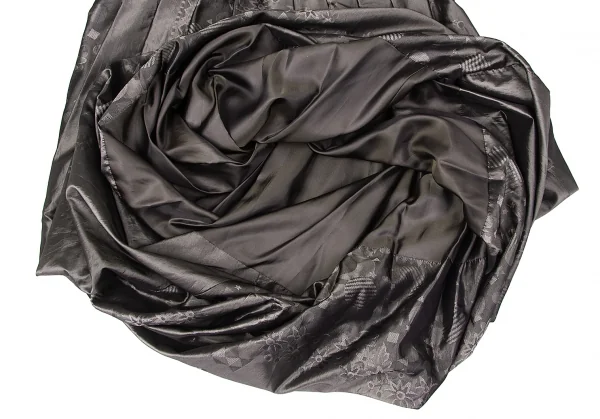 【SALE】イッセイミヤケ ハートISSEY MIYAKE HaaT ポリシルクジャガードバルーンスカート 玉虫グレー2 K-66193_008