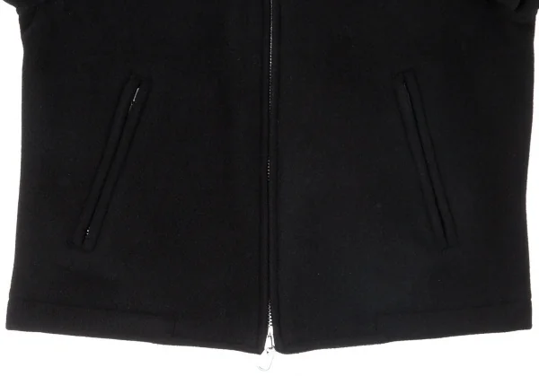 Yohji Yamamoto POUR HOMME Leather Shift Wool Jacket K-66227_012