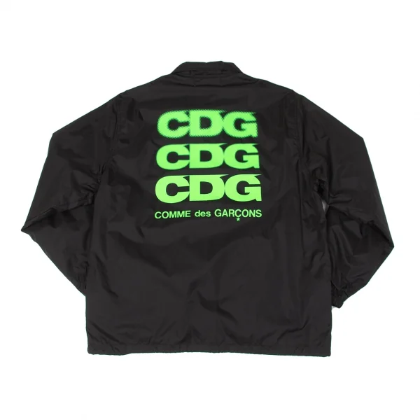 COMME des GARCONS CDG Back Logo Coach Jacket Black,Green M K-66244_001